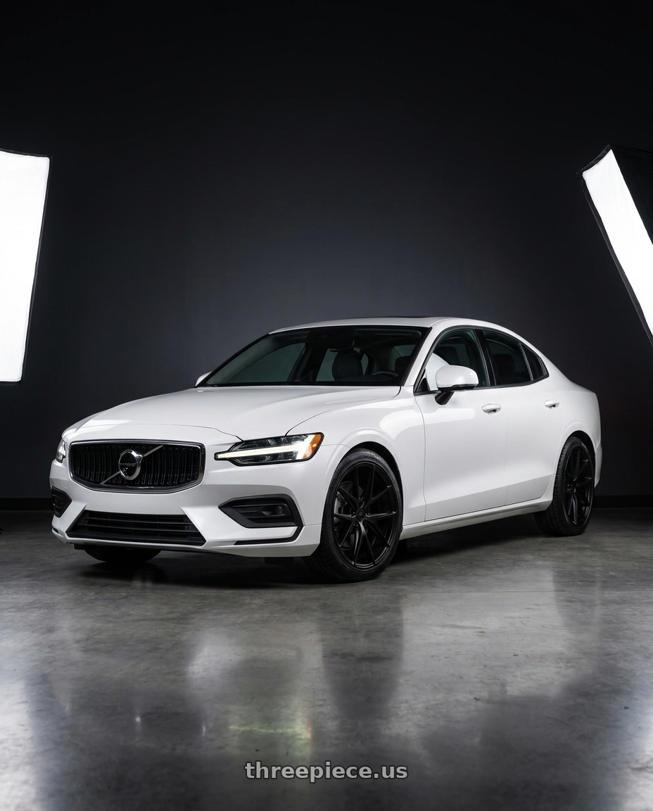 2020 Volvo S60 T6 momentum with Niche 1PC M117 MISANO 5X108 19X8.5 +40 MATTE BLACK wheels