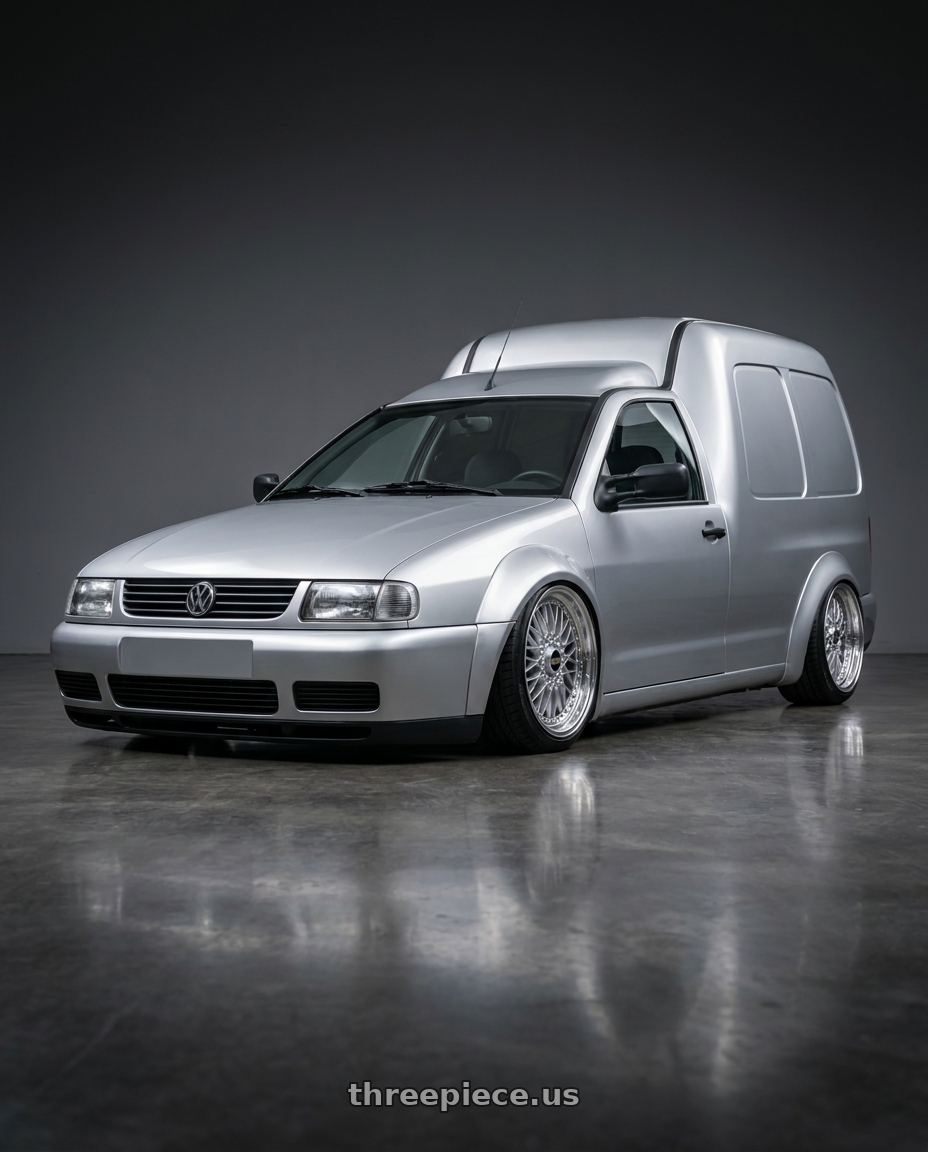 2002 Volkswagen Caddy with BBS Super 5x112 19x8.5 +43 Diamond Silver wheels