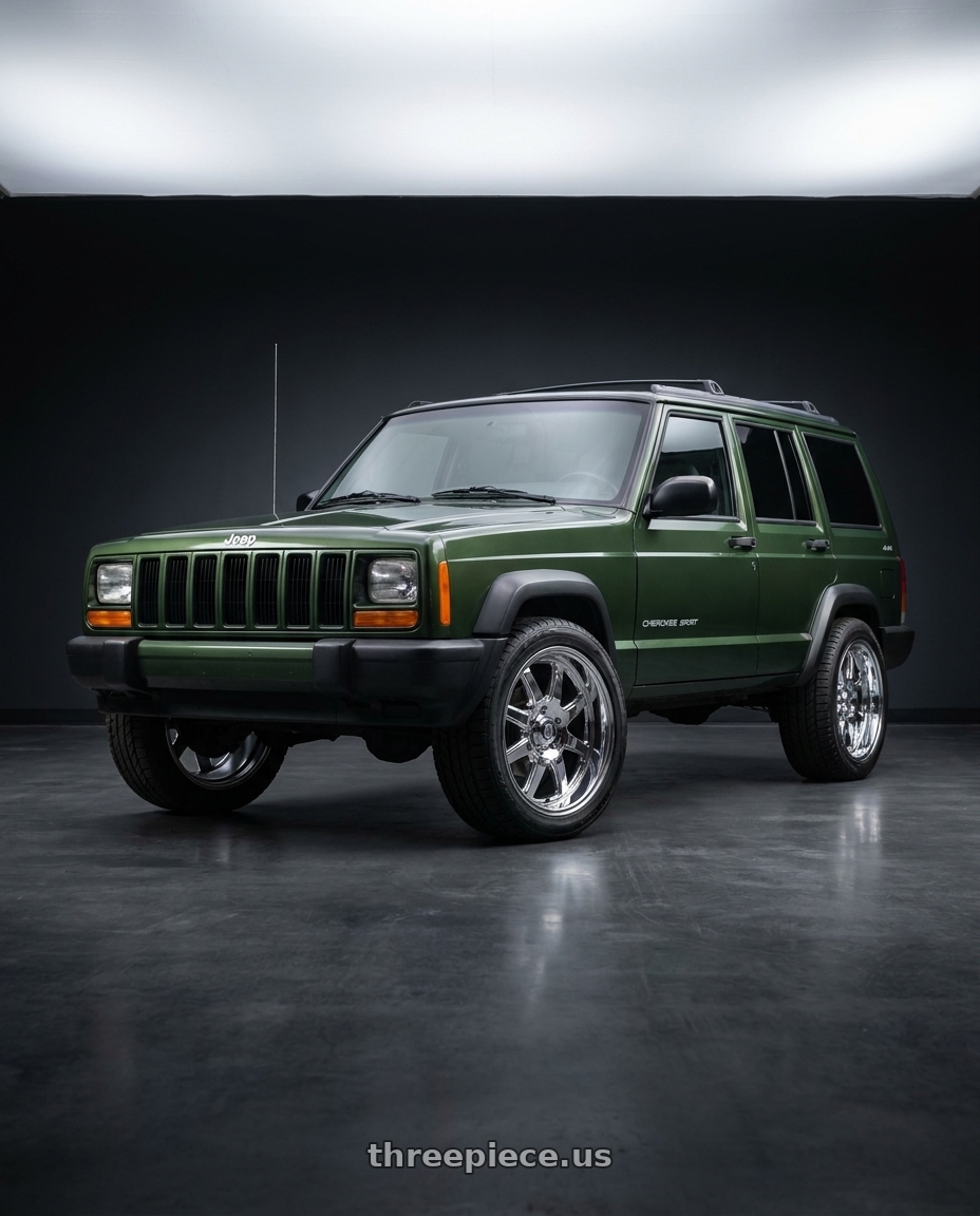 1996 JEEP CHEROKEE with Nomad Cap   94W - CAP-544B-85-TIS wheels