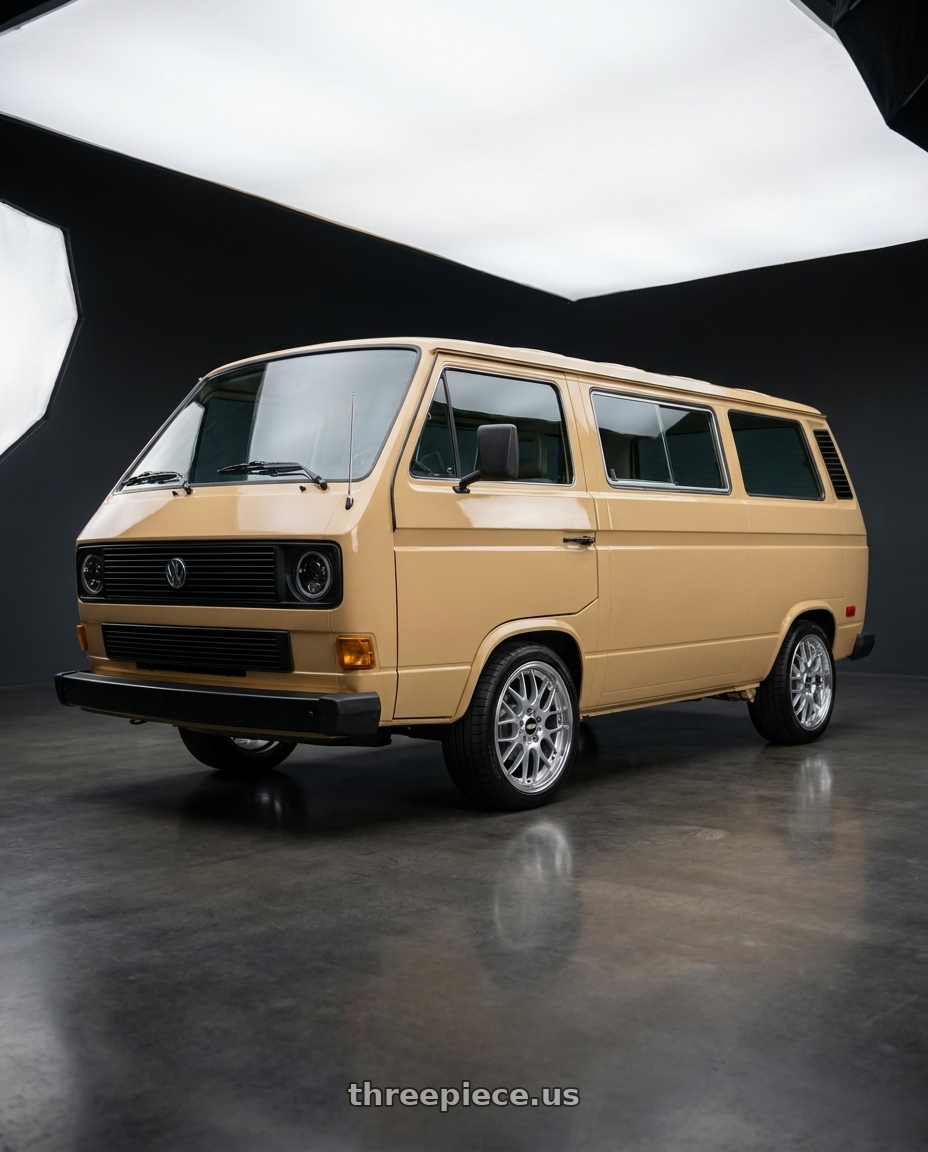 Volkswagen Vanagon 1985 with BBS RS-GT 5x112 18x8.0+35 Diamond Silver wheels