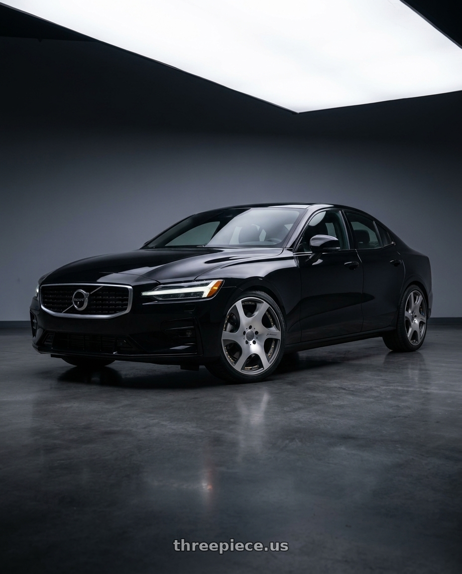 2020 Volvo S60 T6 R-Design with MRR VP3 5x108 19x8.5  +35 Matte Gun Metal Graphite wheels