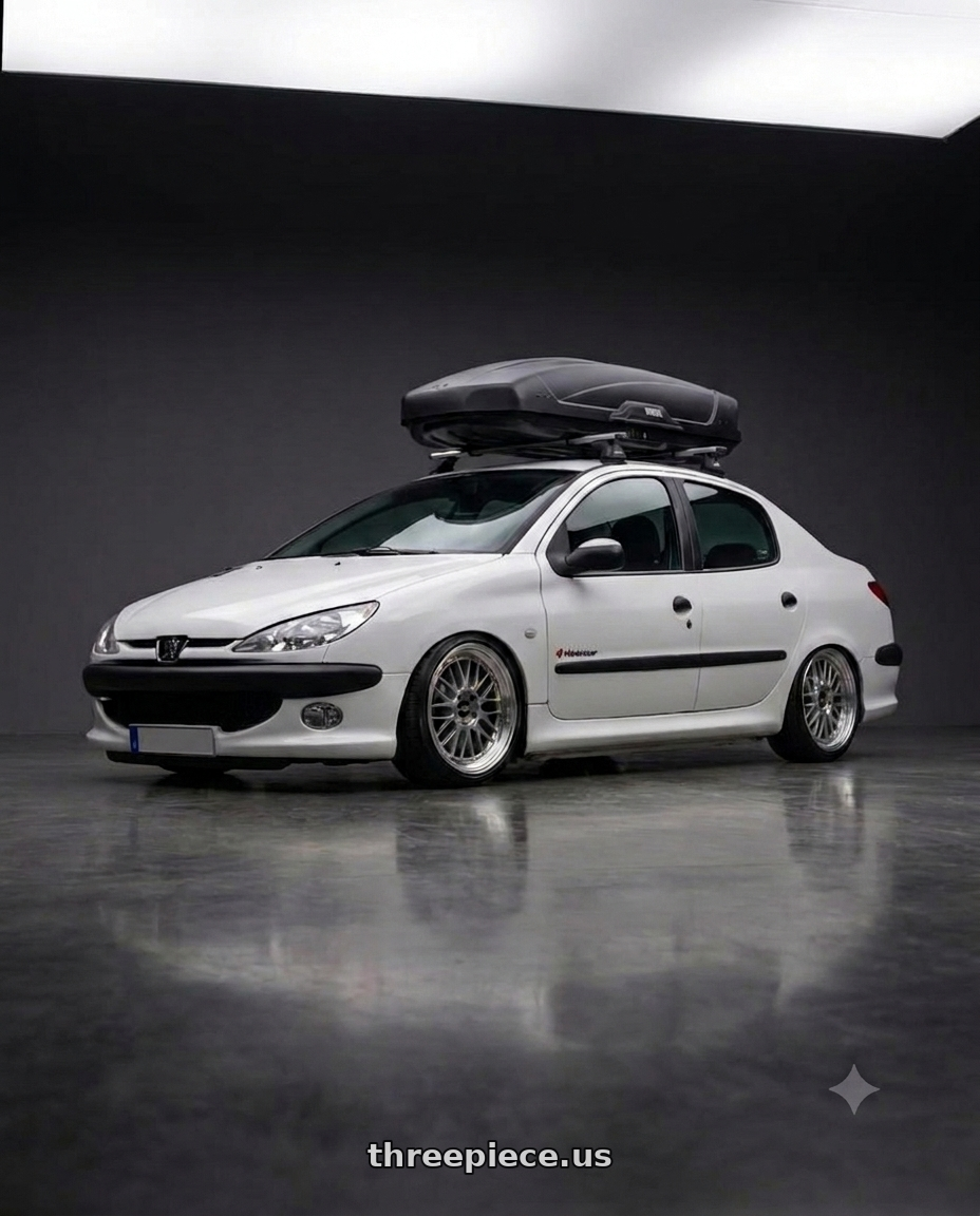 2011 Peugeot 206 SD with BBS LM 5x114.3 17x7.5+38 Diamond Black wheels