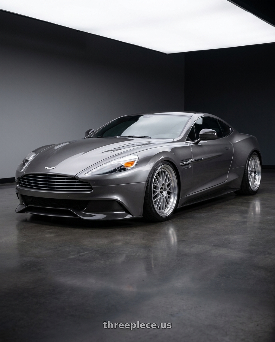 2014 Aston Martin Vanquish with BBS LM 5x114.3 18x8.5+38 Diamond Silver wheels