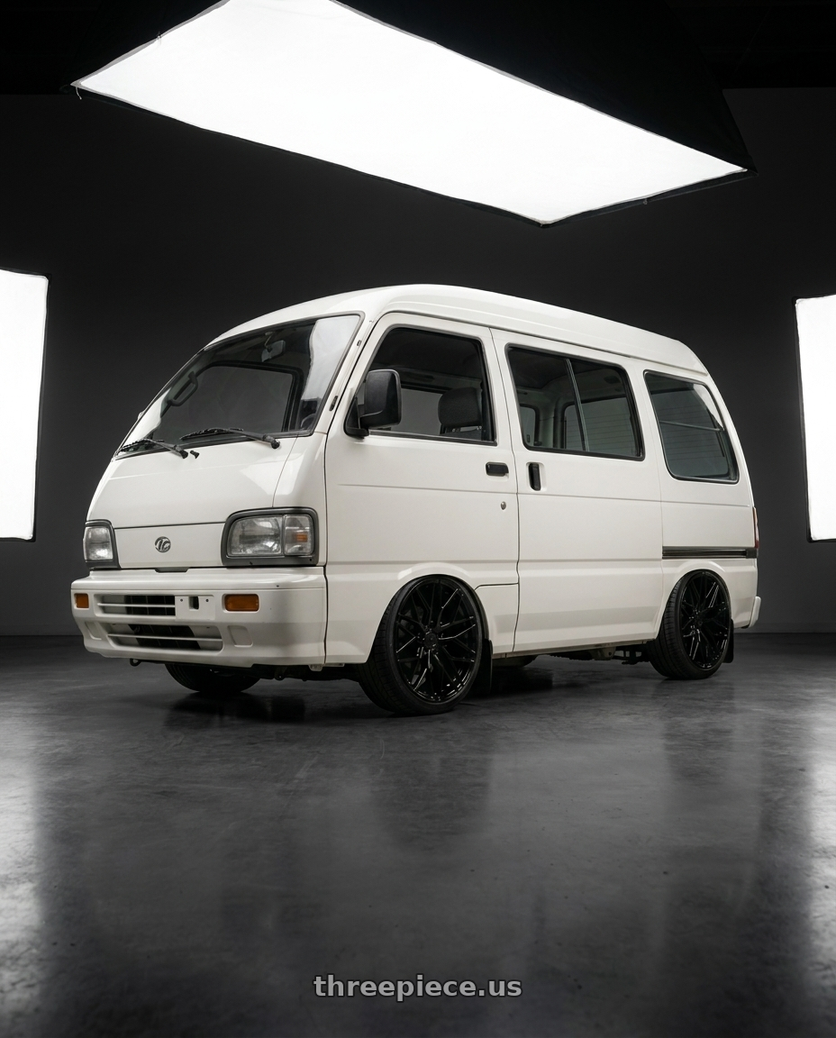 1997 Asia Towner Cargo with Avant Garde Wheels M520R 5X114.3 19x9.5 +40 Gloss Black wheels