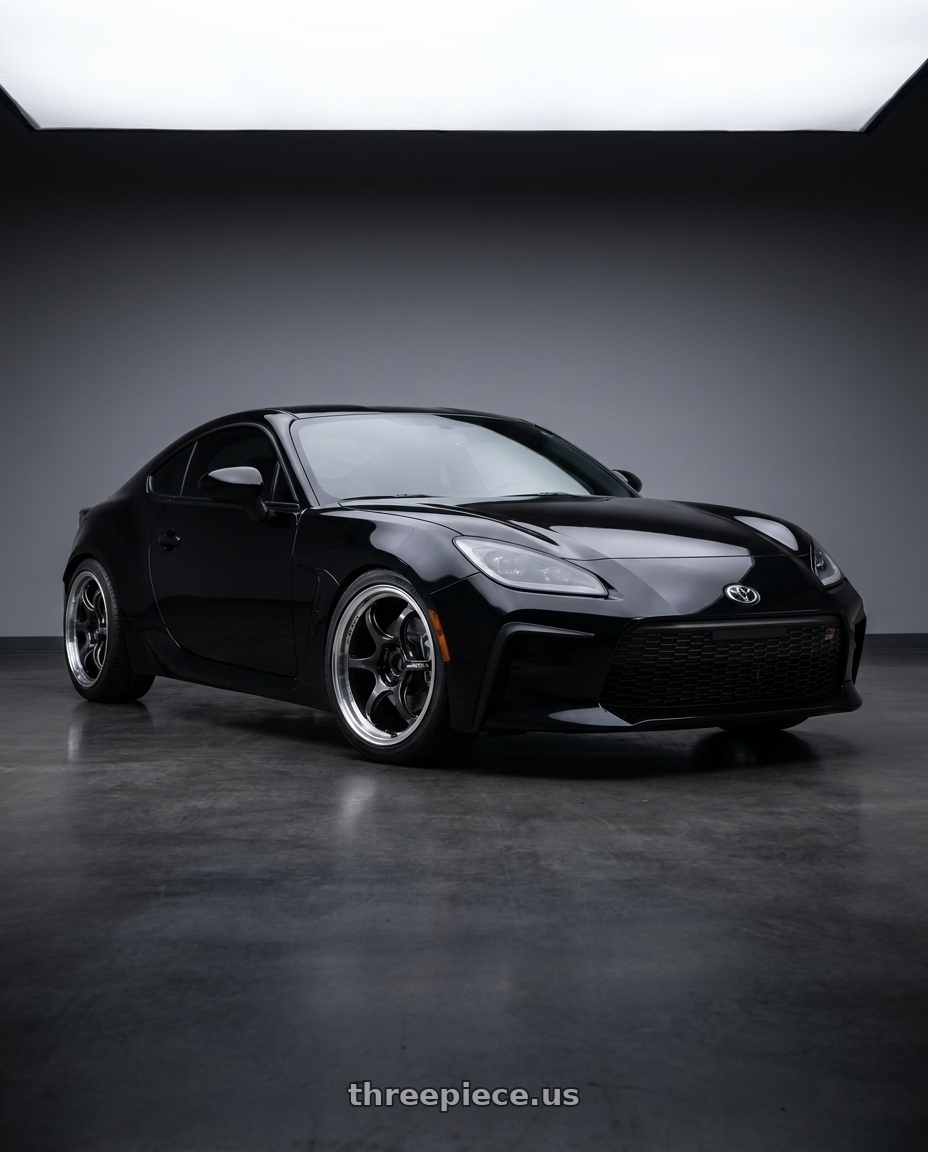 2024 Toyota GR86 with Advan Racing RG-D2 5x100 18x9.5 +40 MACHINING & BLACK GUNMETALLIC wheels