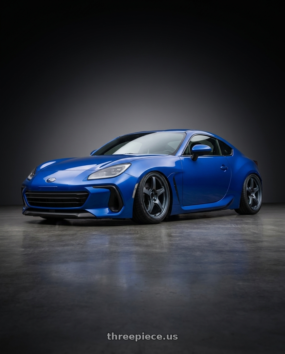 2024 Subaru BRZ with Gram Lights 57CR 5x114.3 18x8.5+50 Gunblue II wheels