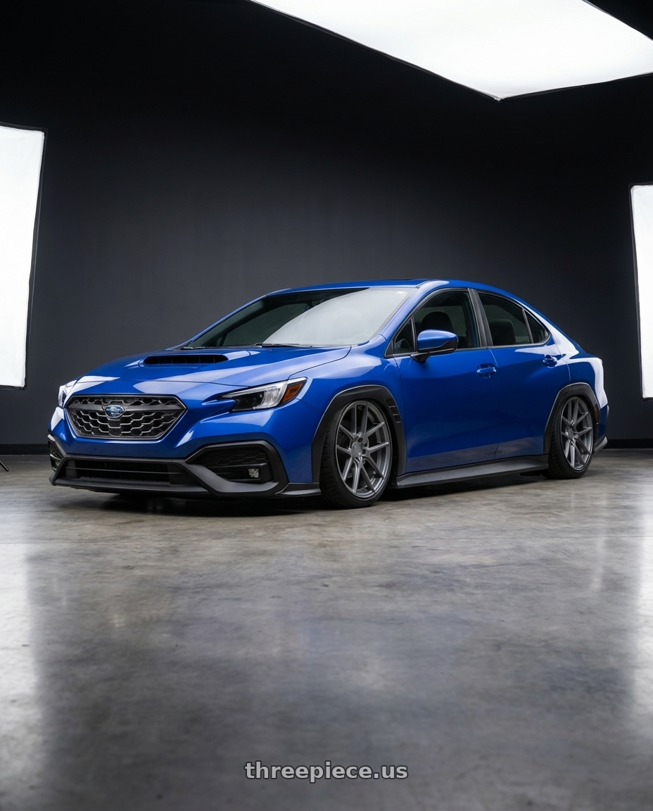 2024 Subaru WRX with Avant Garde Wheels M510 5X114.3 19x9.5 +40 Dolphin Grey wheels