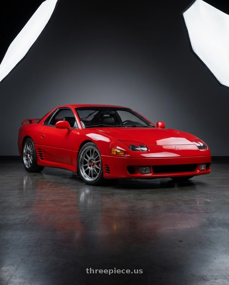 1993 Mitsubishi 3000gt vr4 with Aodhan AH07 5x114.3 18x8.5+35 Hyper Black wheels