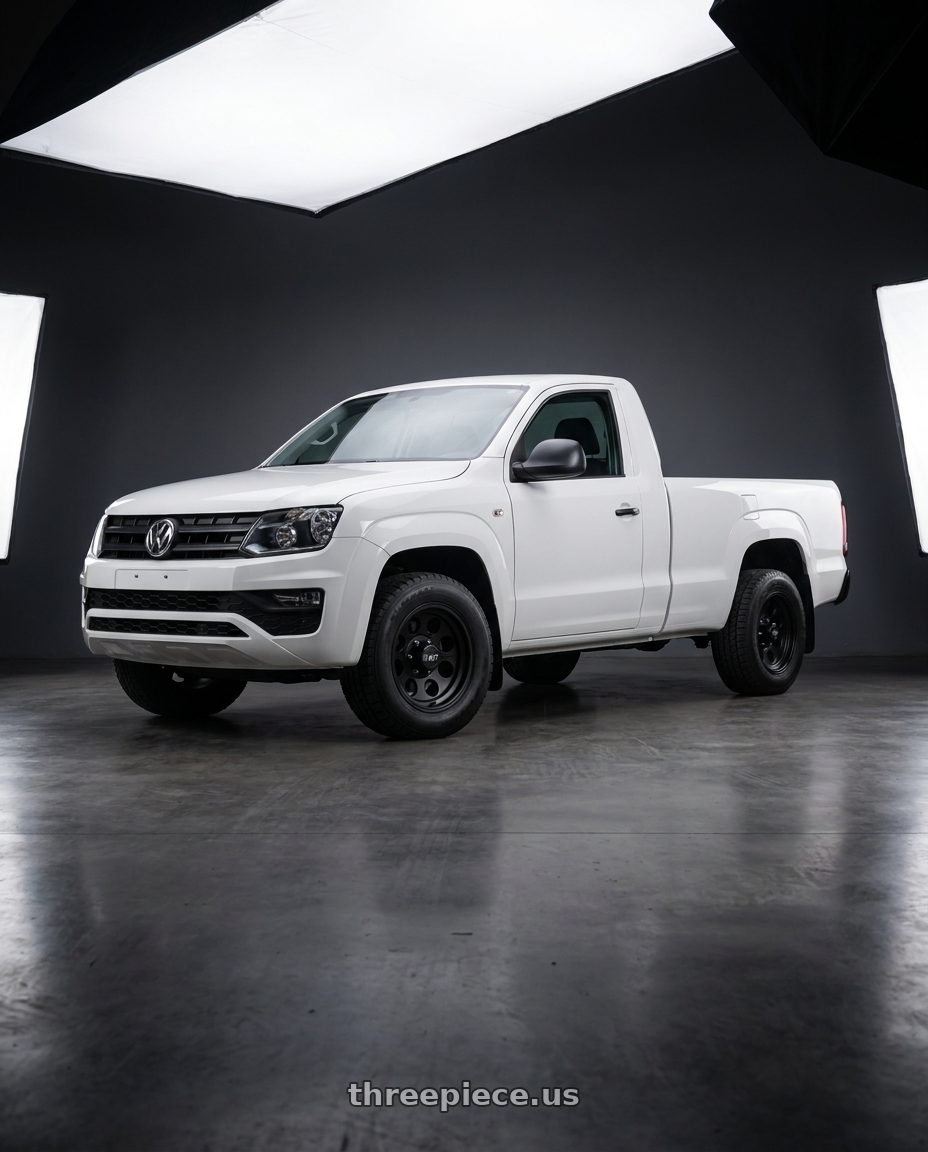 2018 volkswagen amarok cs with Mickey Thompson Classic III Black 5x139.7 17x9 -12 Matte Black wheels