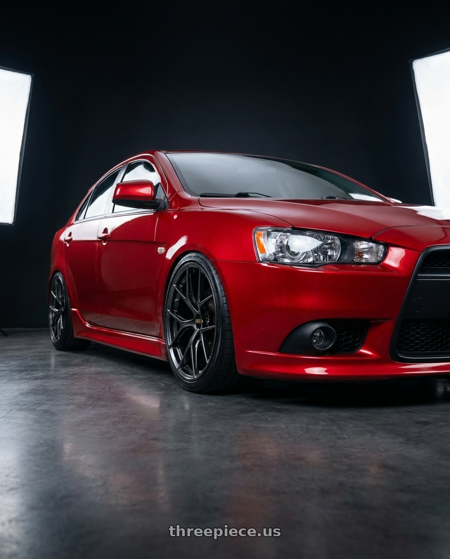 2014 lancer sportback  with BBS FI-R CL 20x9.0+52 Diamond Black wheels