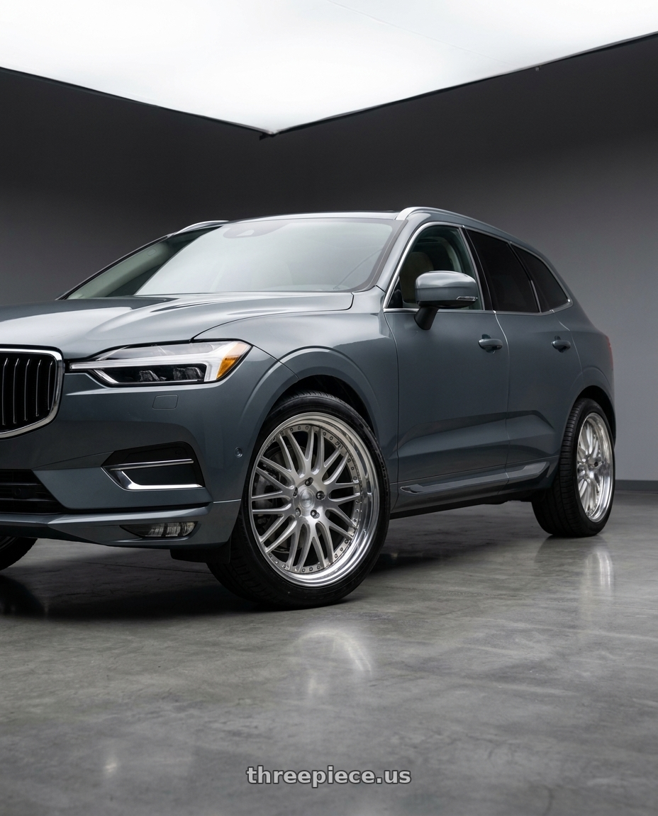 2022 volvo XC60 Inscription with Work Gnosis Gr204 5x108 20x8.5+38 O Disk Composite Buffed And Brushed wheels