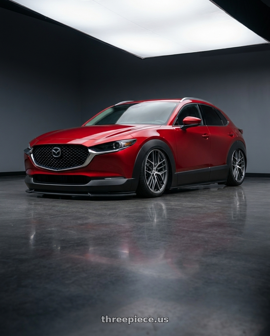 2022 Mazda Cx30 with BBS CC-R 5x108 19x8.0+45 Graphite w/ Diamond Cut Face wheels