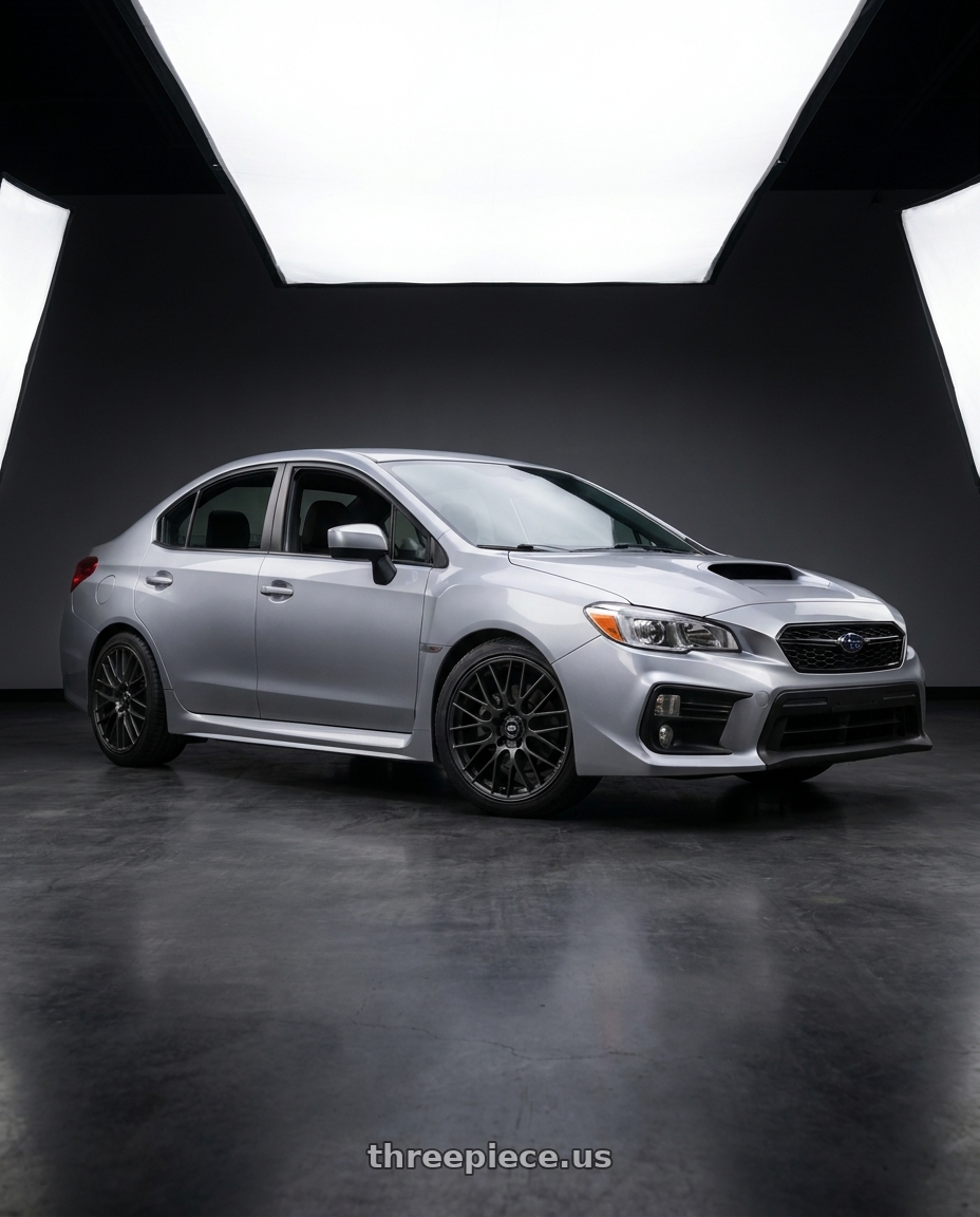 2018 Subaru WRX with Enkei EKM3 5x112 18x8+45 Performance Gunmetal wheels