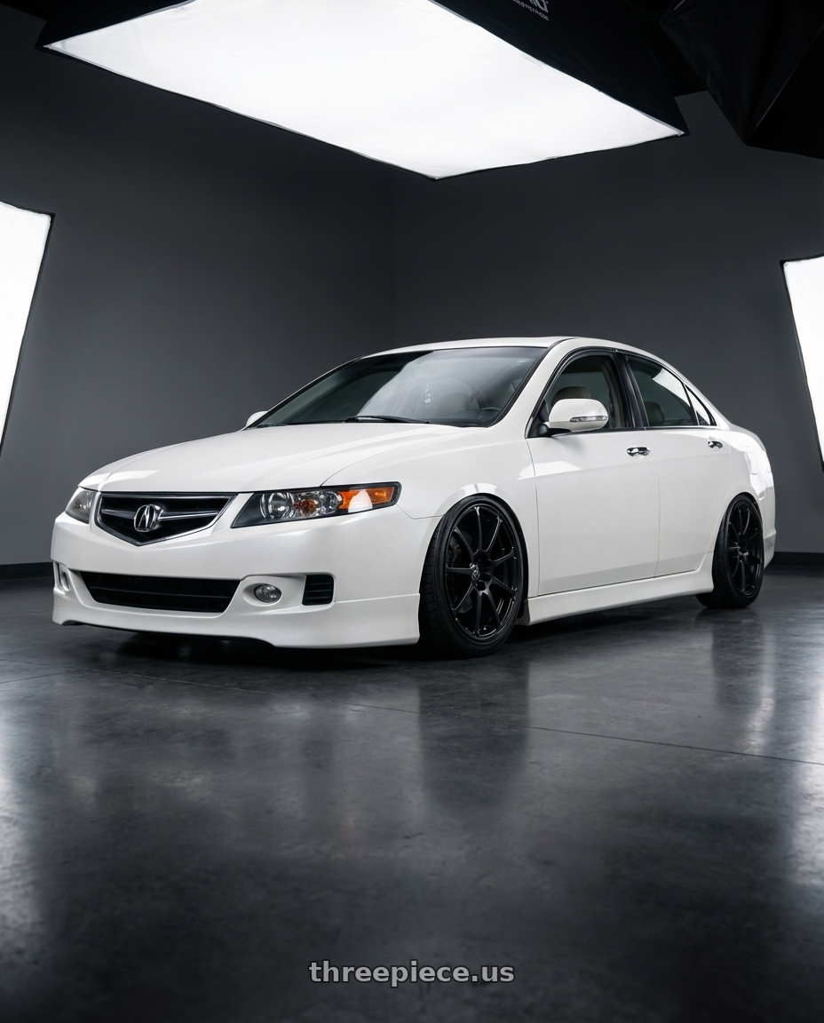 2005 Acura tsx with Enkei EDR9 5x100/114.3 18x7.5+38 Black wheels