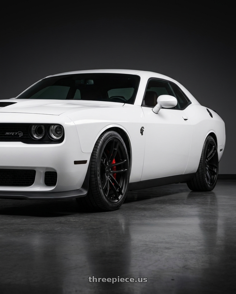 2021 Dodge Challenger R T with MRR M392 5x115 20x9.5  +12 Matte Black fit Charger Challenger wheels
