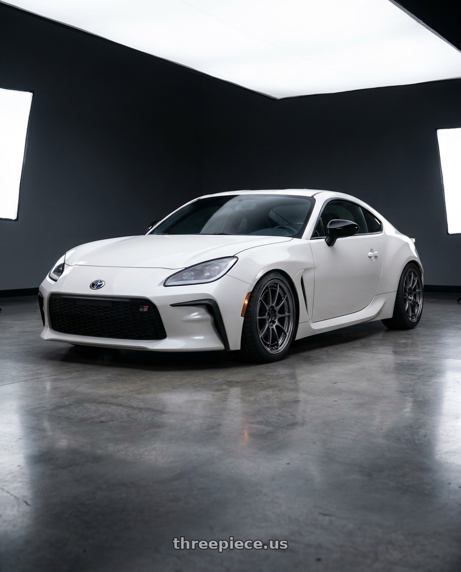 2022 Toyota GR86 with Enkei NT03+M 5x100 18x9.5+40 Gunmetal wheels