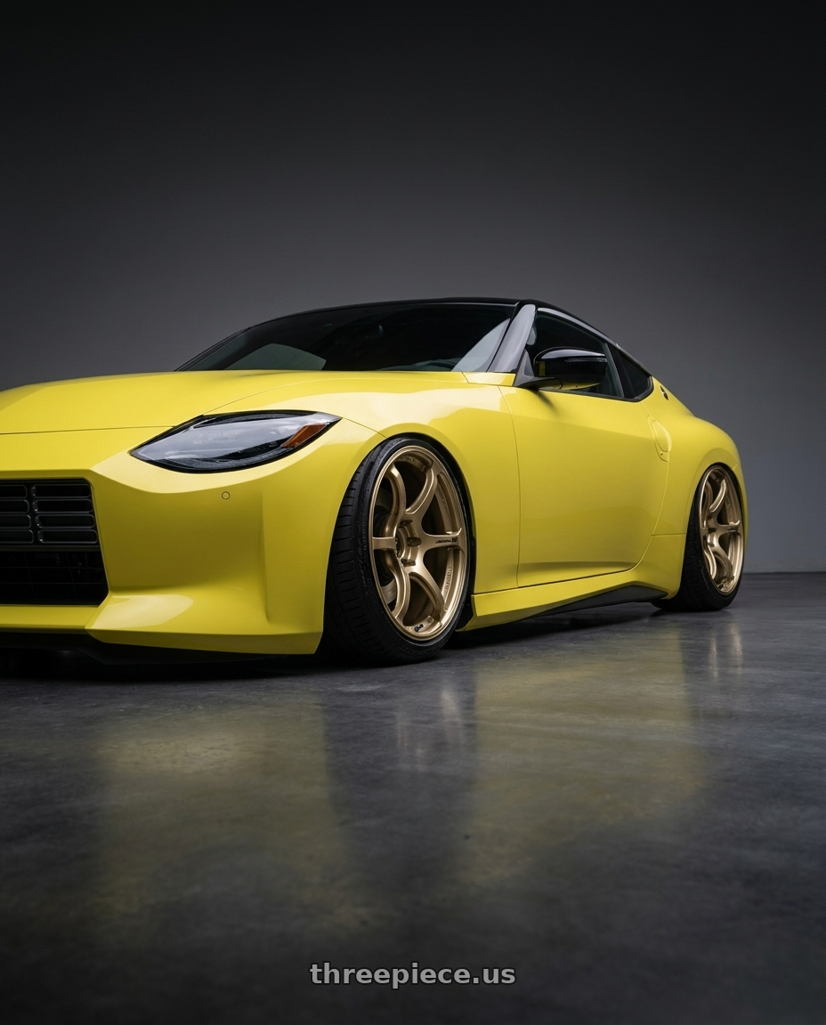 2024 Nissan Z with Advan RGIII 5x114.3 19x9.0+35 Gold wheels