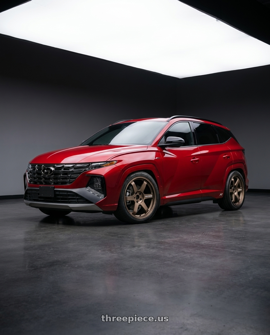 2022 Hyundai Tucson N line with Volk Racing TE37 Ultra M-Spec 5x114.3 20x9.0+37 wheels