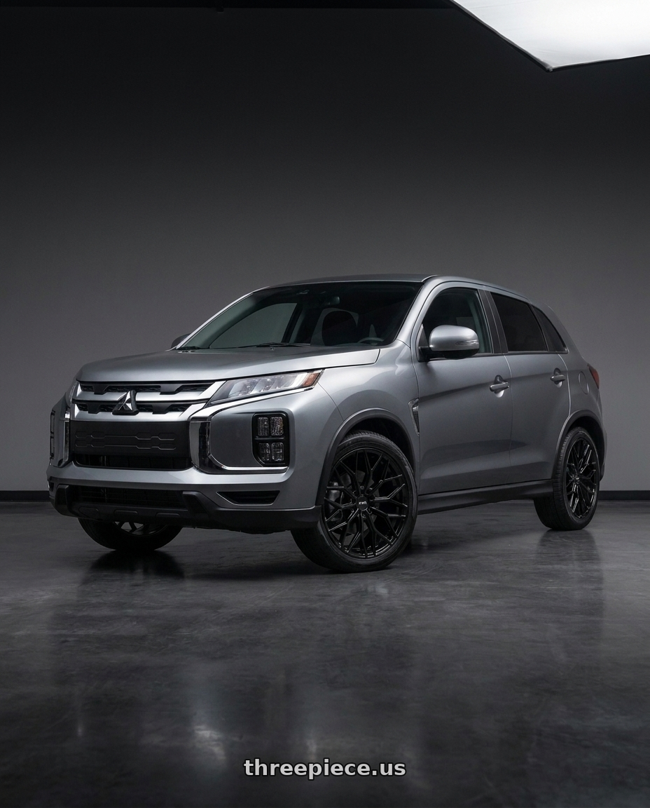 2025 mitsubishi outlander sport le with RTX RS02 5x114.3 18x8 +38 Gloss Black wheels