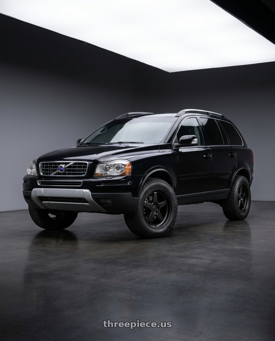 2008 Volvo XC90 1 with KATANA RACING KR03 5x114.3 18x8 +40 Matte Black wheels