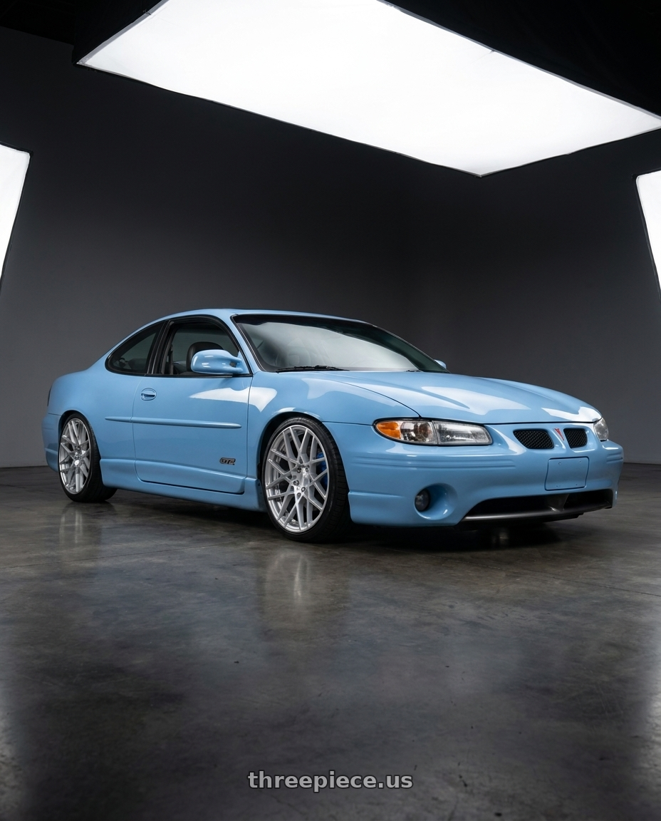2000 pontiac grandprix gtp with Rotiform 1PC R110 BLQ 5X112 18X8.5 +35 GLOSS SILVER MACHINED wheels