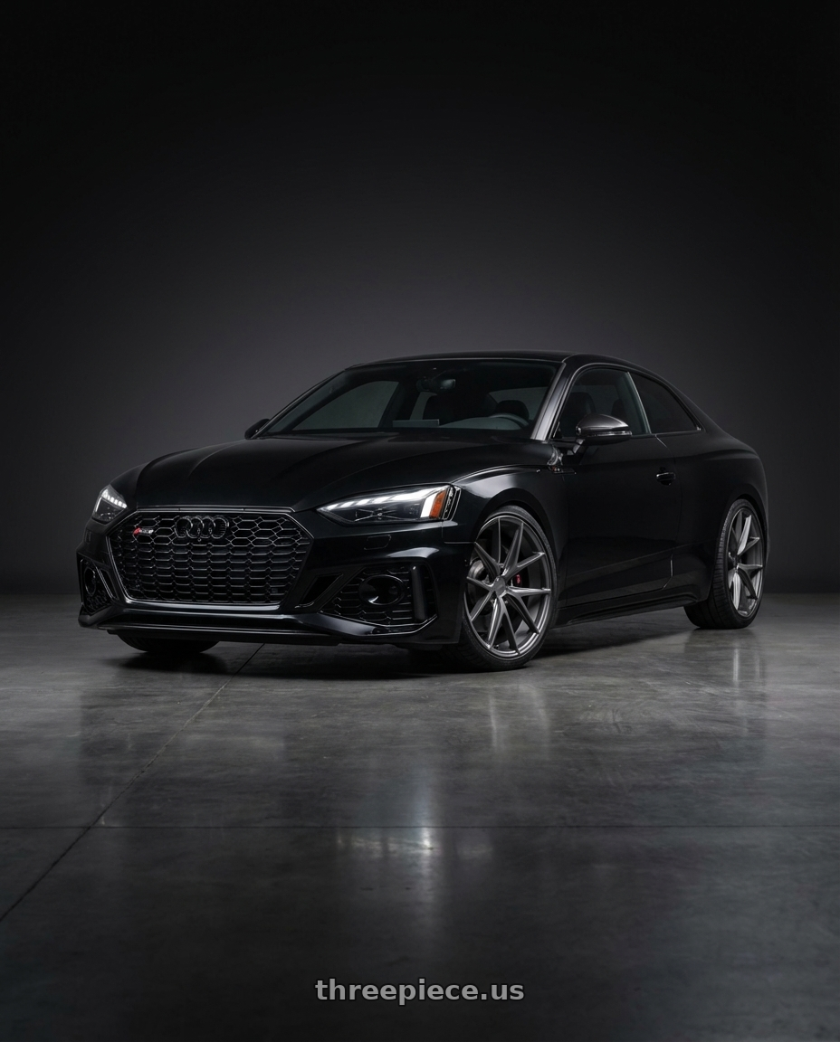 2022 Audi RS5 with Niche 1PC M116 MISANO 5X112 20X9 +32 MATTE GUN METAL wheels