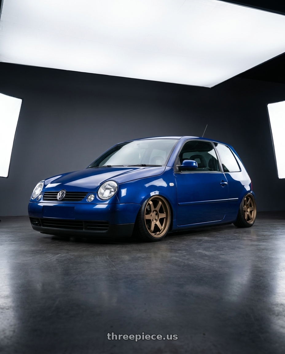 2004 Vw Lupo with 9six9 SIX-1 5x112 19X10 +35 Matte Bronze wheels