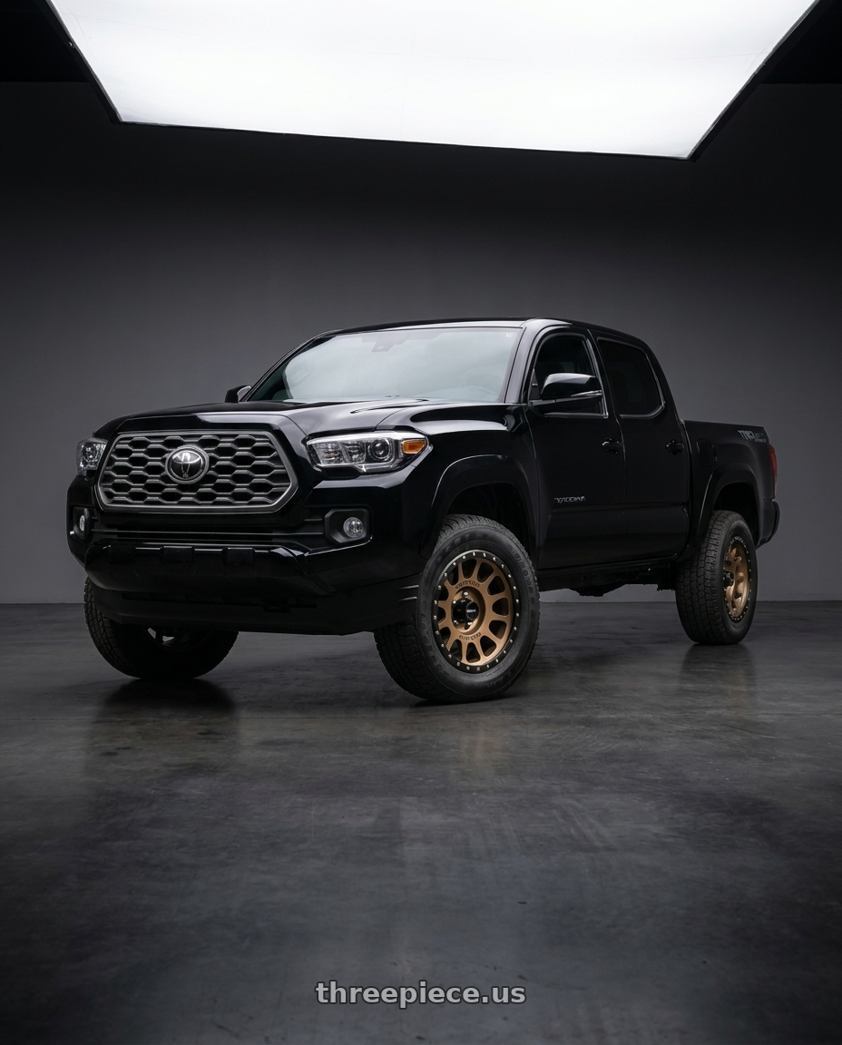 2021 Toyota Tacoma TRD Sport with Method Race Wheels 305BZ NV 6x139.7 18x9 -12 METHOD BRONZE wheels