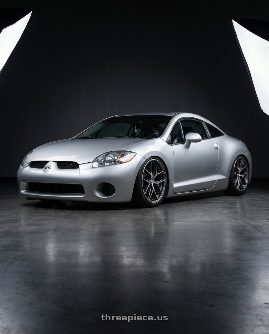 2010 Mitsubishi Eclipse with BBS CC-R 5x114.3 19x8.5+30 Graphite w/ Diamond Cut Face wheels