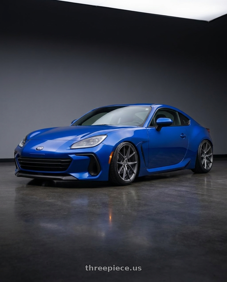 2024 Subaru BRZ with Niche 1PC M116 MISANO 5X114.3 18X9.5 +40 MATTE GUN METAL wheels