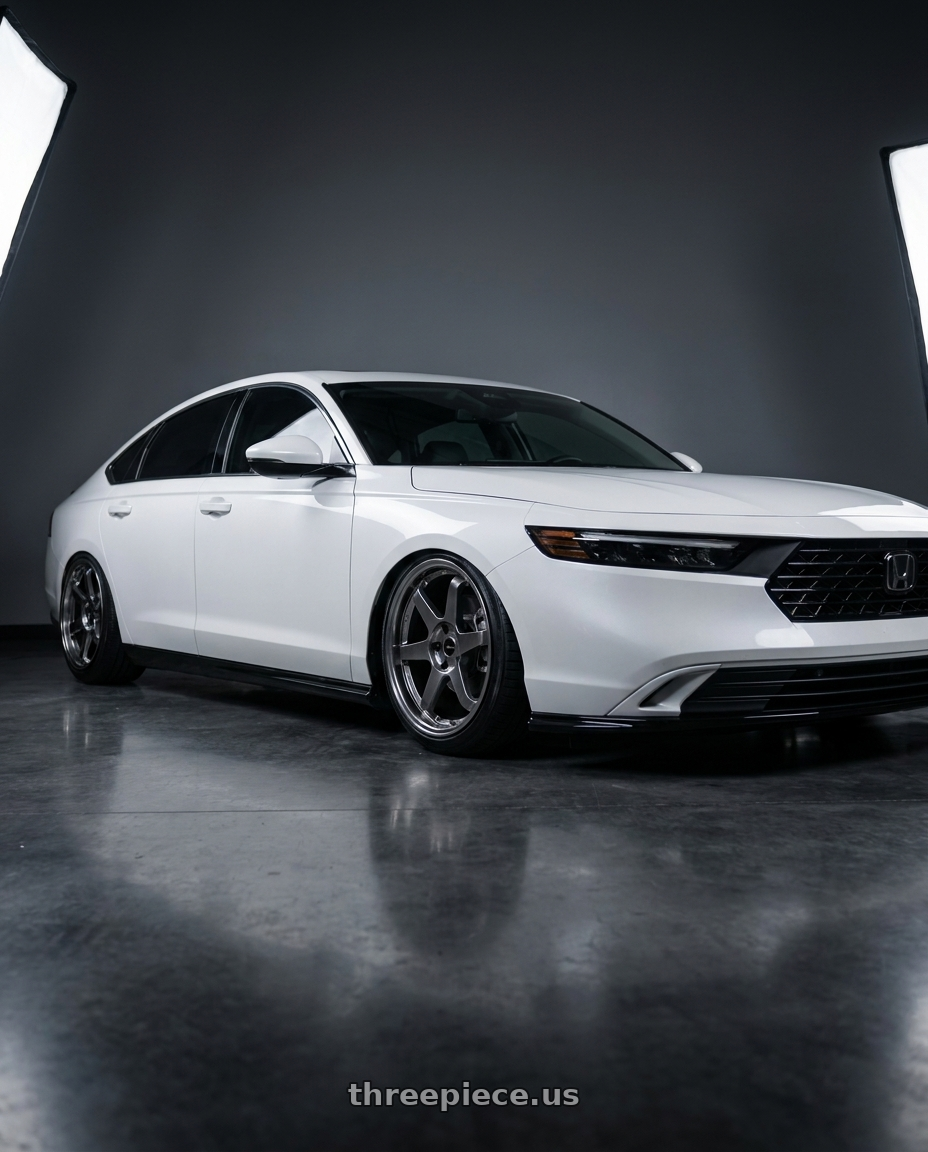 2026 Honda accord with Vors TR37 5x114.3 17x8 +35 Hyper Black wheels