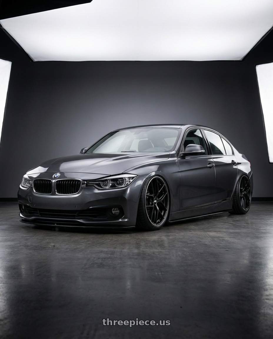 2018 Bmw 320d with BBS CC-R 5x112 20x8.0+27 Satin Black wheels
