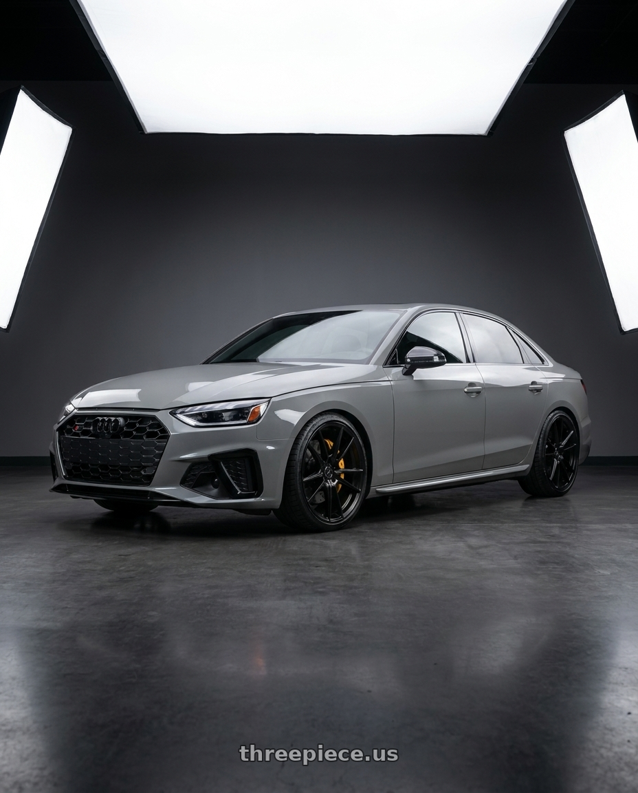 2021 Audi S4 Prestige with TSW NEPTUNE 5X112 19X9.5 +39 SEMI GLOSS BLACK wheels