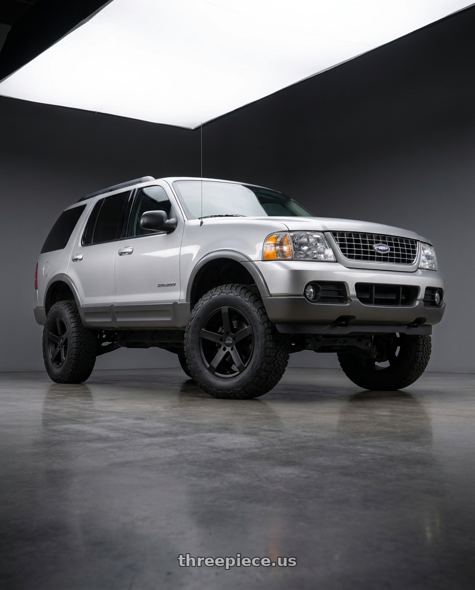 2004 ford explorer with Petrol P3B 5X114.3 15X6.5 +38 MATTE BLACK wheels