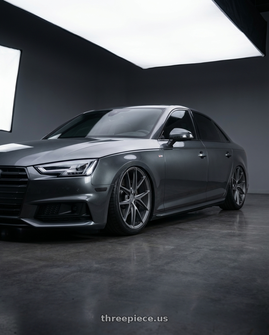 2023 Audi S4 B9 with Niche 1PC M116 MISANO 5X112 20X10.5 +20 MATTE GUN METAL wheels
