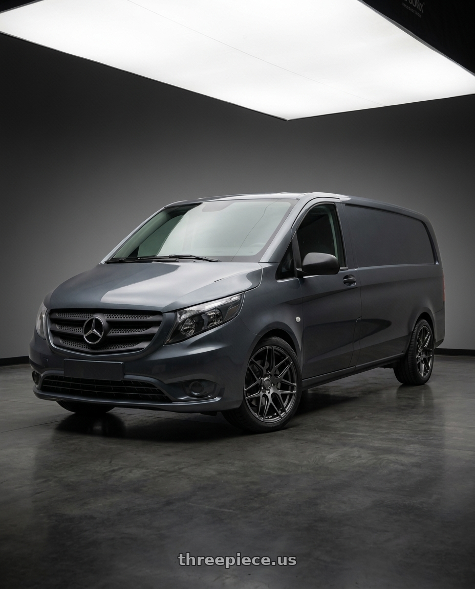 2020 Benz Vito with MRR FS1 5x130 18x8.5  +45 Carbon Flash wheels