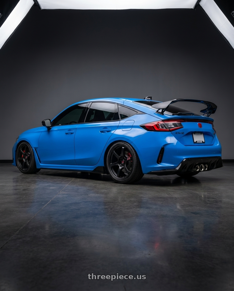 2023 Honda Civic Hatchback Wedssport Sa 25r 5x1143 18x9538 with Platinum Silver Black 18x95 Et38 wheels