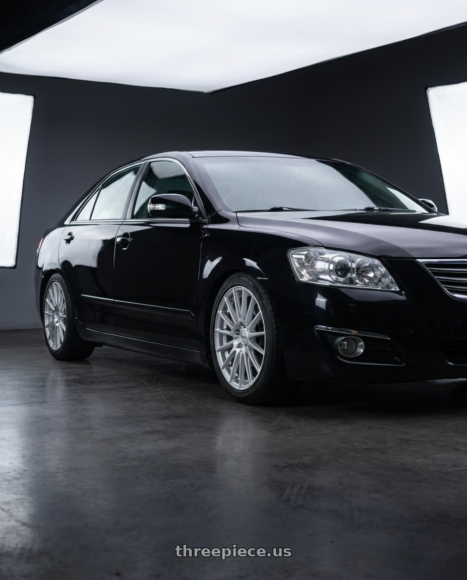 2008 Toyota Camry 2 4 with V�xx Capo 5x112/5x120 18x8+45 Silver Mach Face wheels