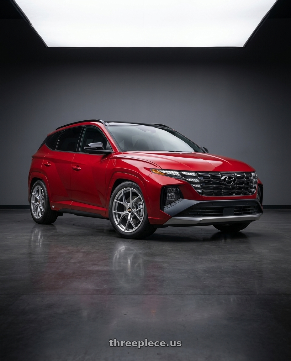 2022 Hyundai Tucson with BBS FI-R 5x130 20x9 +48 Diamond Silver wheels