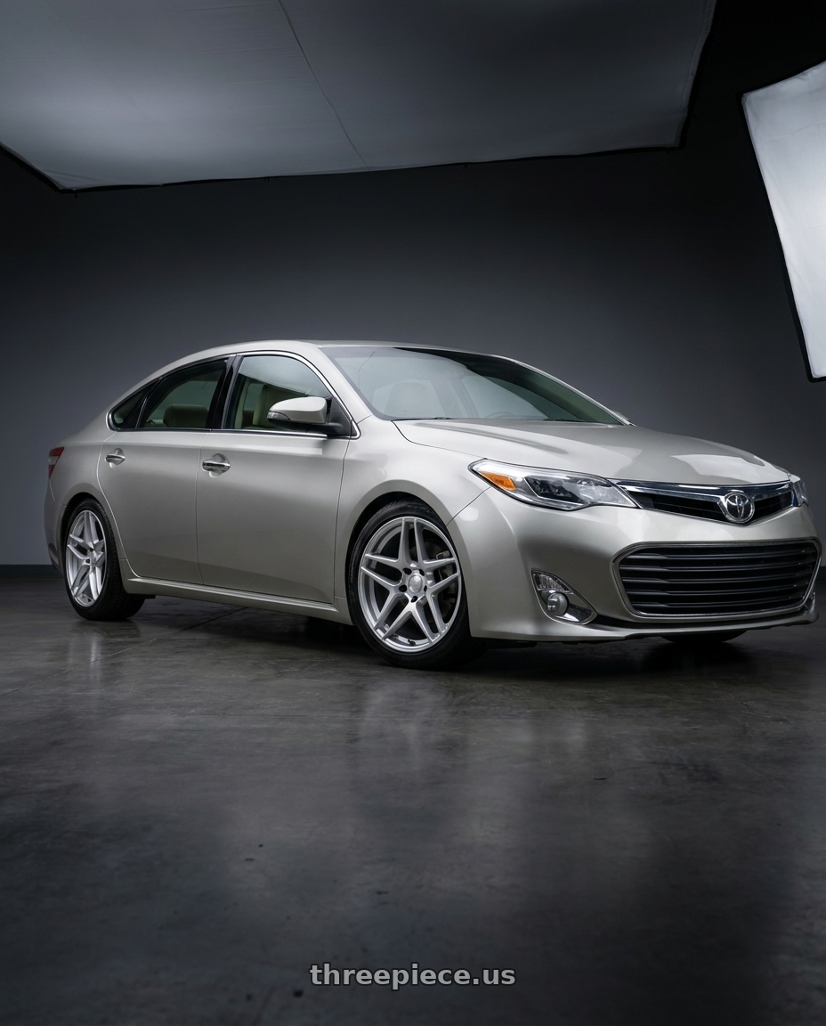 2013 toyota avalon with Kansei K15H Astro 5x114.3 18x9.5 35 Hyper Silver wheels