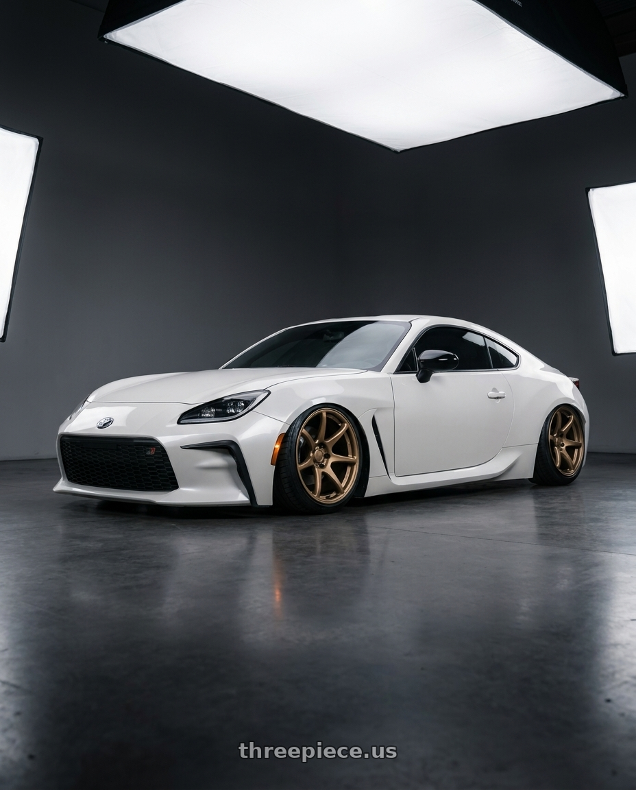 2016 Scion FR-S with Kansei K11B Tandem 5X100 18x9.5 22 Bronze wheels