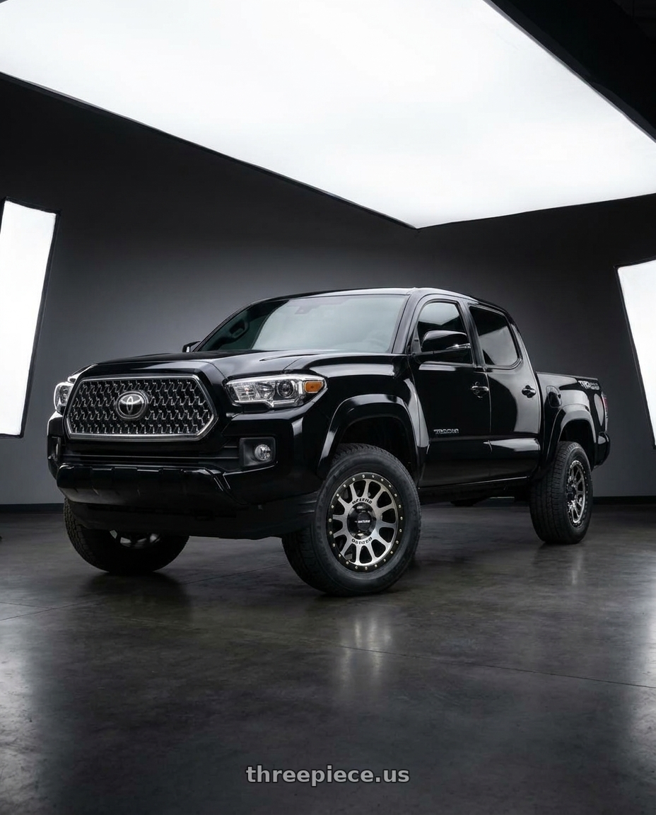 2021 Toyota Tacoma TRD Sport with Method Race Wheels 305MB NV 6x139.7 17x8.5 +0 MACHINED - MATTE BLACK LIP wheels