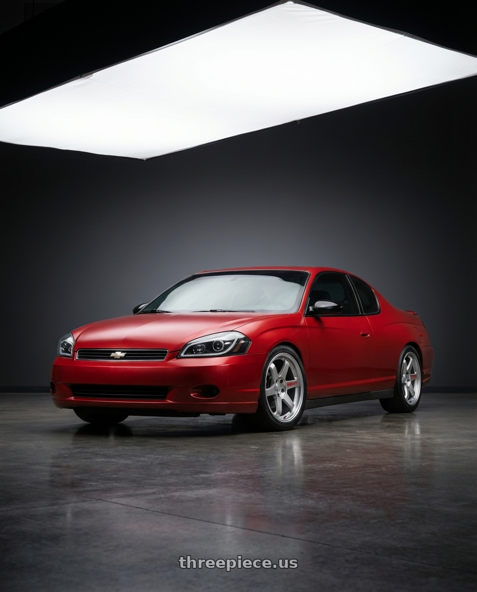 2006 Monte Carlo LT with Volk Racing TE37SL 5x112 19x9.5 +22 DIAMOND SILVER wheels