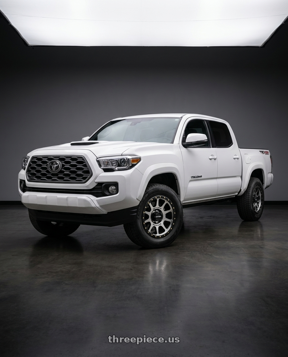 2021 Toyota Tacoma TRD Sport with Method Race Wheels 305MB NV 6x139.7 17x8.5 +0 MACHINED - MATTE BLACK LIP wheels