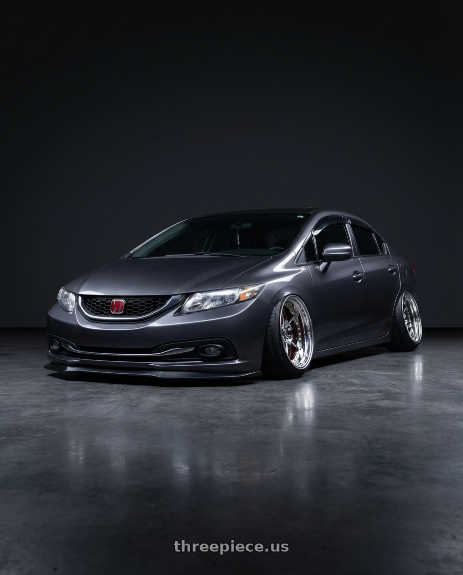2015 honda civic sedan with Heritage Wheel EMPIRE wheels