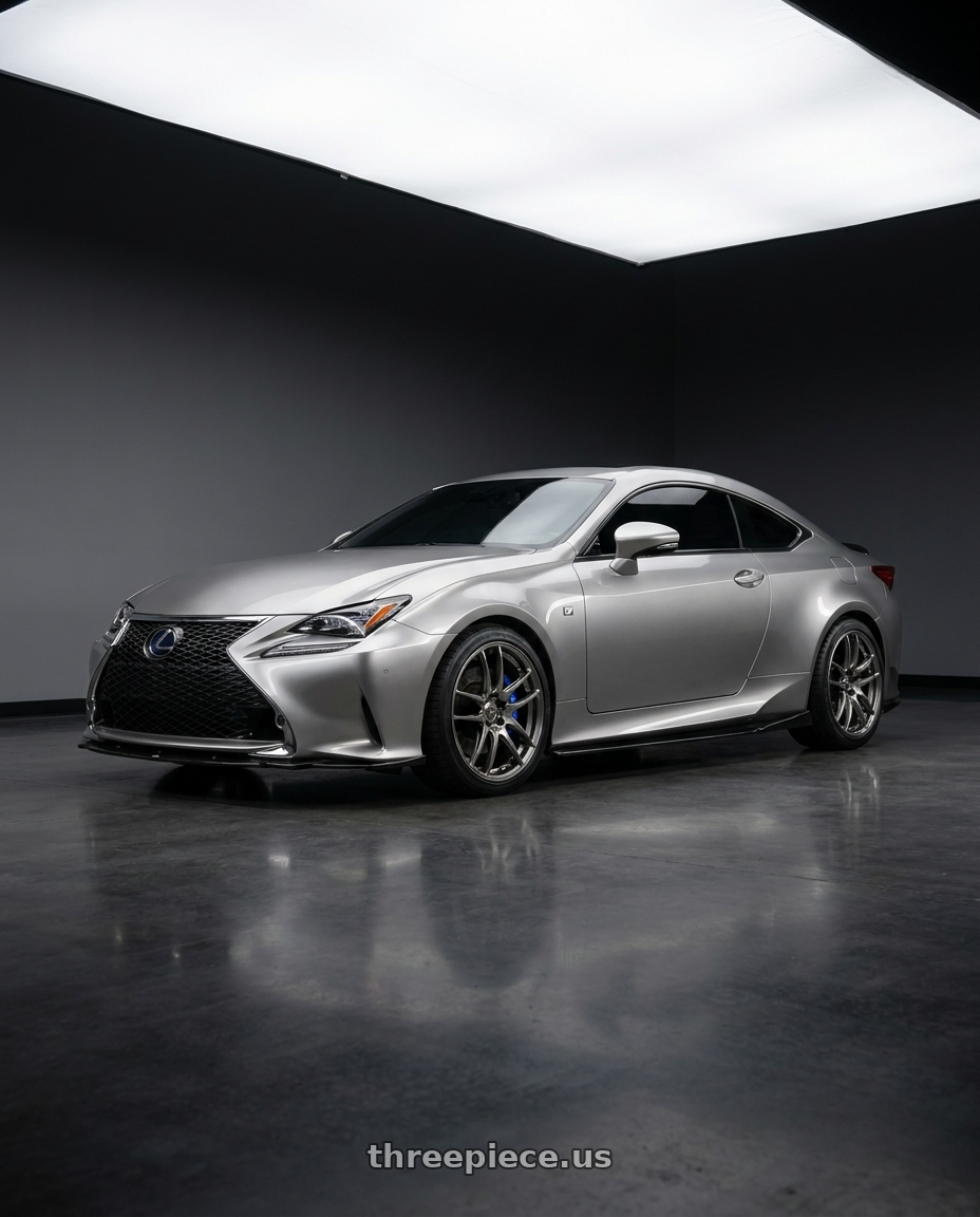 2016 Lexus RC 350 F Sport with WORK Emotion CR Shigoku 5x114.3 19x9.5 +38 Glow Gunmetal GGM wheels