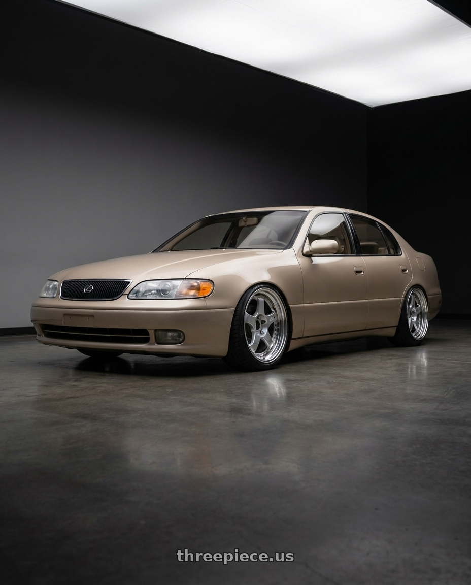 1995 lexus gs300 with SSR Professor SP1 5x114.3 19X9+19 HP Disk Silver wheels