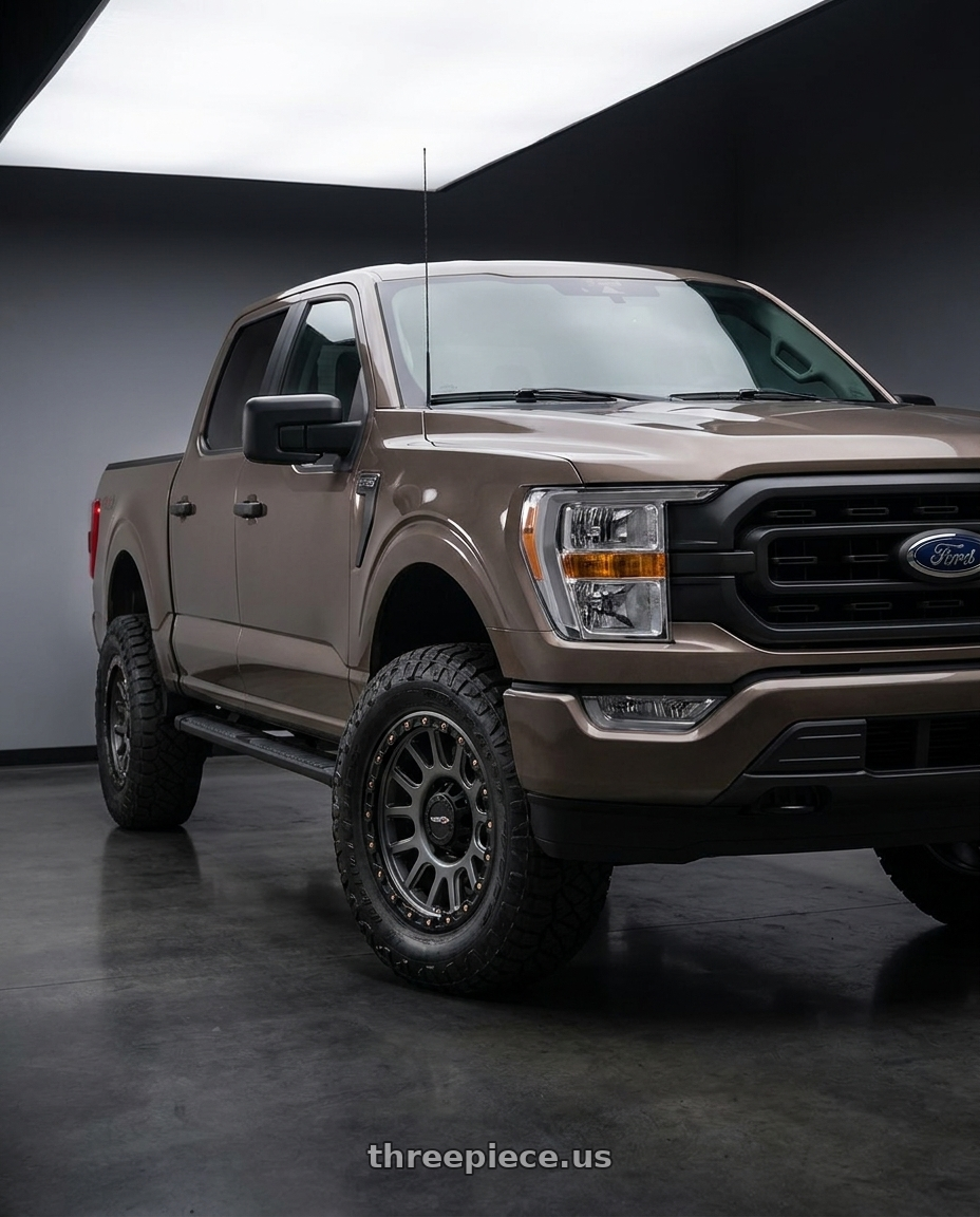 2013 Ford F-150 with Vision Off-Road 111 Nemesis 6x135 20x9+18 Gunmetal wheels