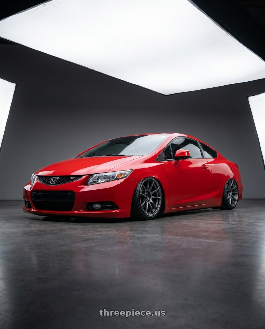 2015 Honda Civic Si with Ssr Gtx04 5x114.3 17x8+45  DARK GUNMETAL wheels