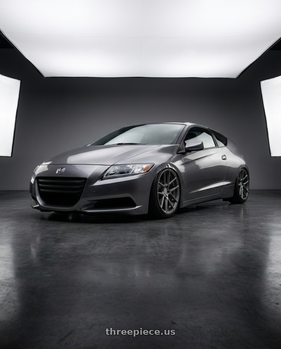 2015 Honda Cr Z with Avant Garde Wheels M510 5X114.3 19x9.5 +40 Dolphin Grey wheels